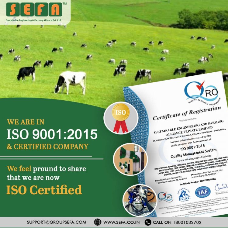 Looking For Dairy Equipments: SEFA is a one-stop solution.