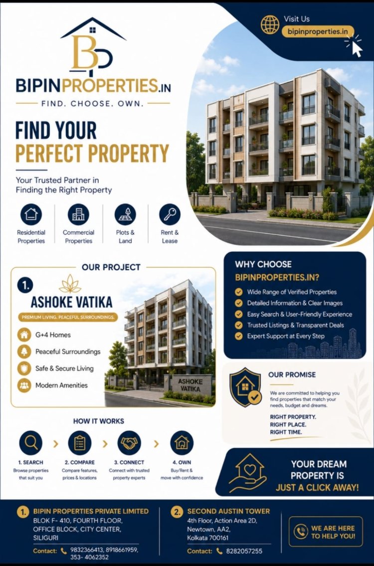 Bipin Properties Launches “Ramdhenu River View” – Premium Residential Plots Offering Scenic Riverside Living Near Siliguri